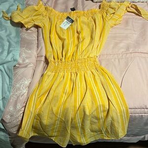 yellow romper